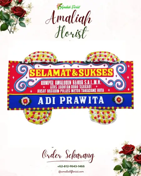 Papan Bunga Ucapan Selamat Muara Sungai